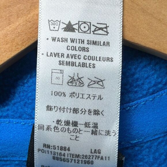 Patagonia Worn Wear Women's Micro D 1/4-Zip Fleece Pullover size M Medium Blue - Picture 7 of 16